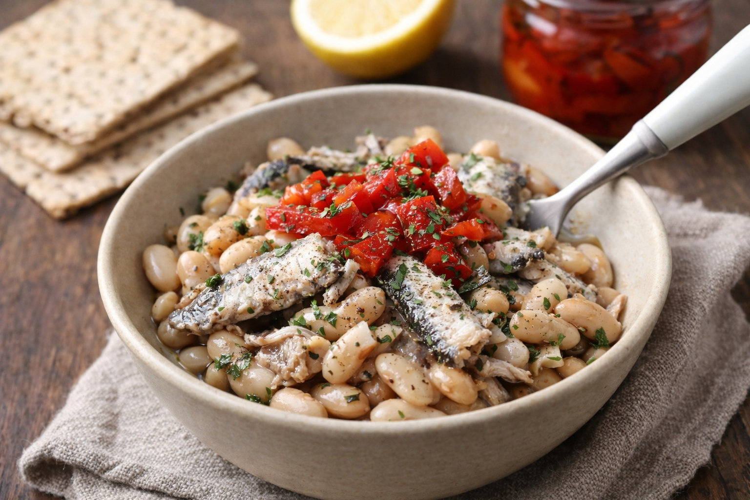 Sardine & White Bean Bowl